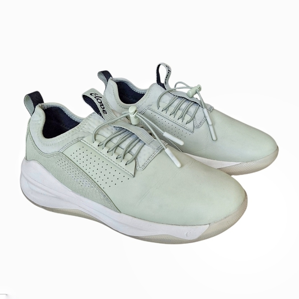 Clove Classic Sage Green Nursing Sneaker Shoe Comfort Work  7.5 W -  Wide